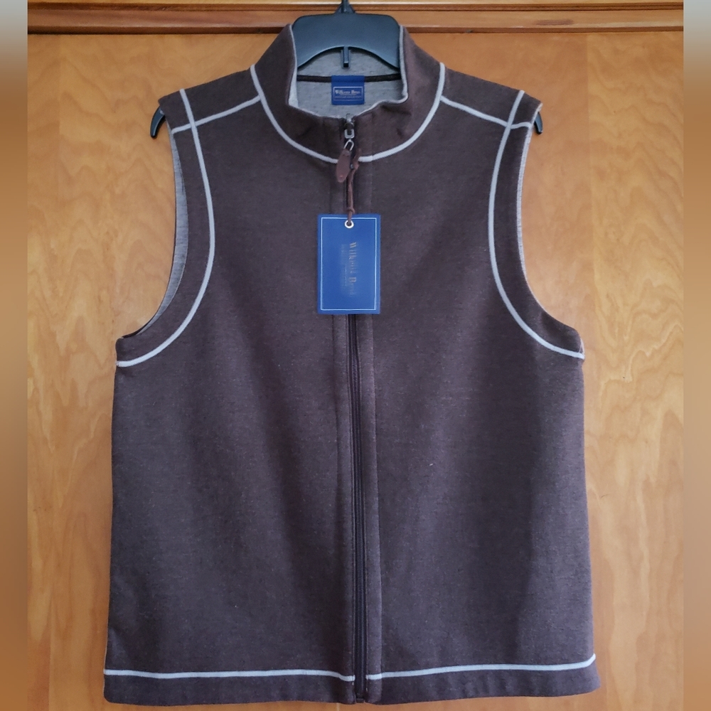 Wilkens Bros Heritage Collection Lightweight  Brown/Gray Men's Vest Size S